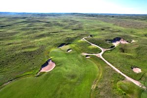 Sand Hills 14th Green Aerial